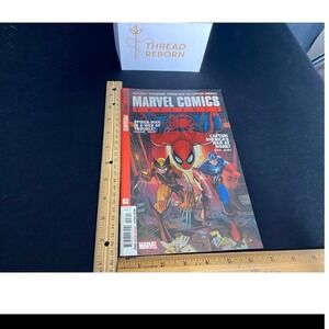 Marvel Comics Spider-Man Team Up Captain America Comic Book‎ Collectible
